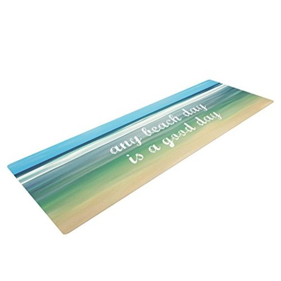 Any Beach Day Pilates Yoga Mat 72" x 24" - Picture 1 of 1